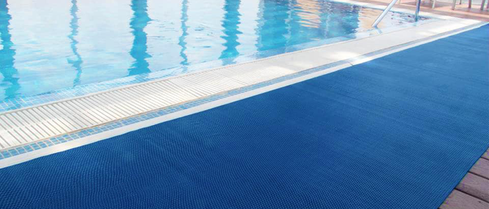 Image of entrance mat used in pool side
