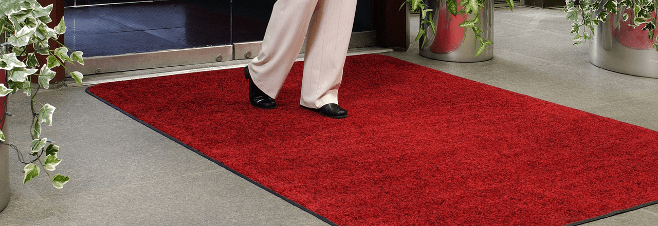 Red Rubber Mat for floors in Dubai Image